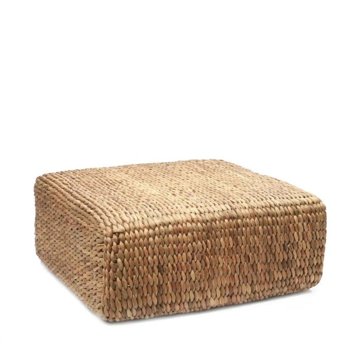 Poef Hyacint Vierkant - Naturel - M