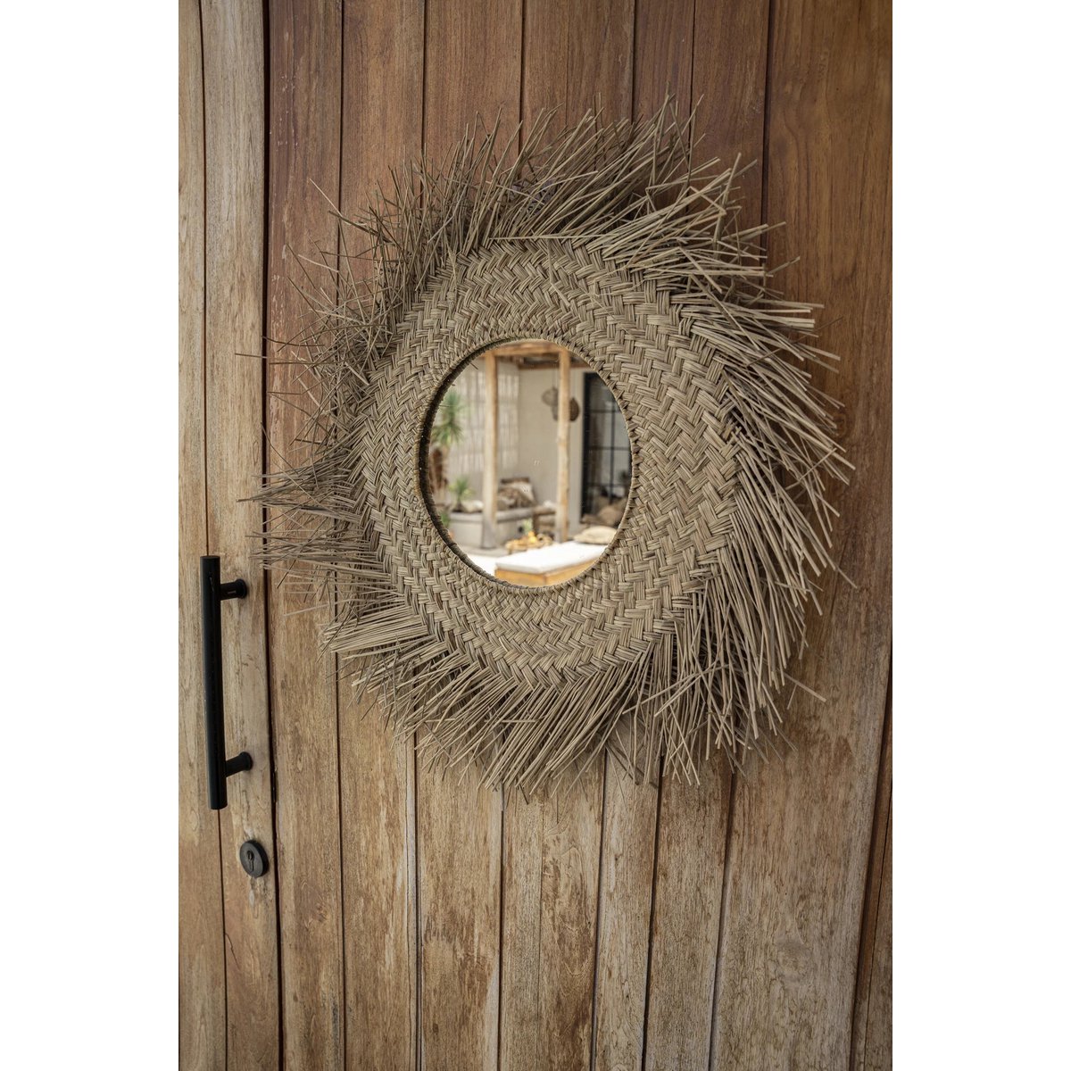 Rotan Spiegel - Naturel - M