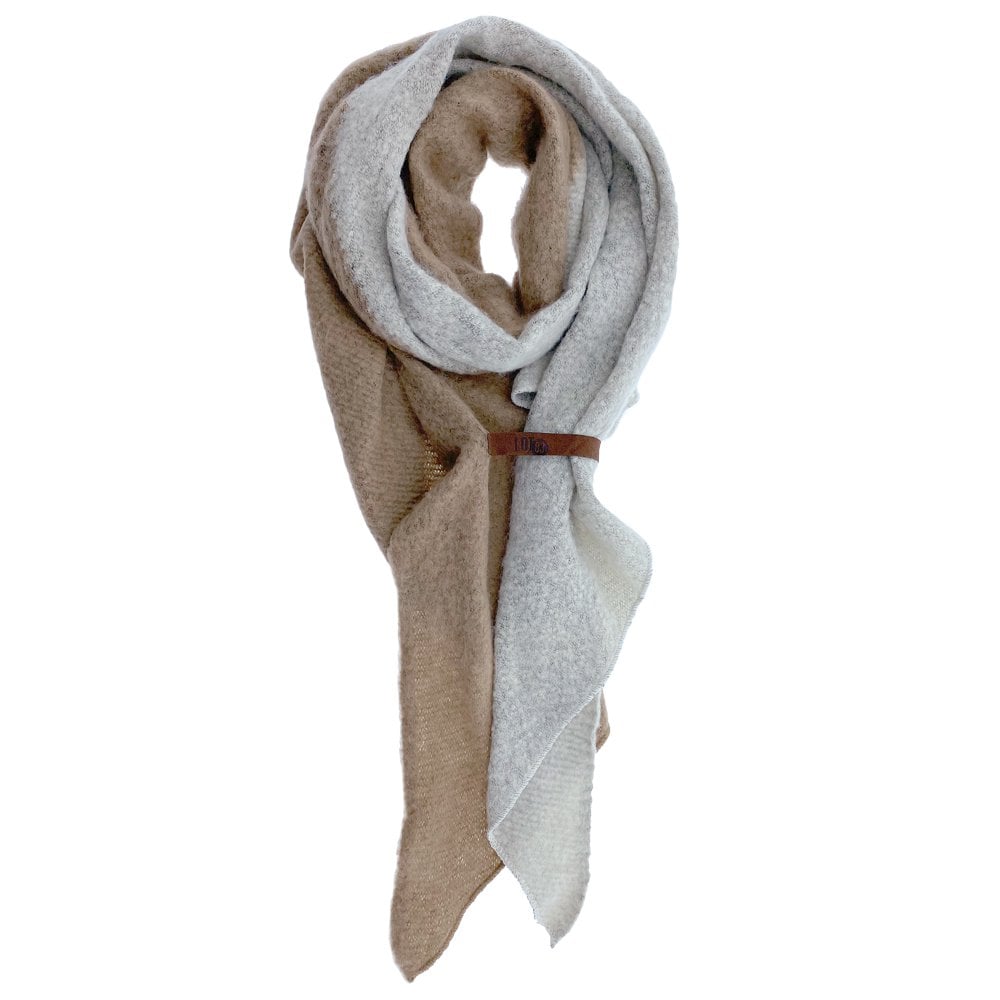 Sjaal Fem Twin - Camel Offwhite