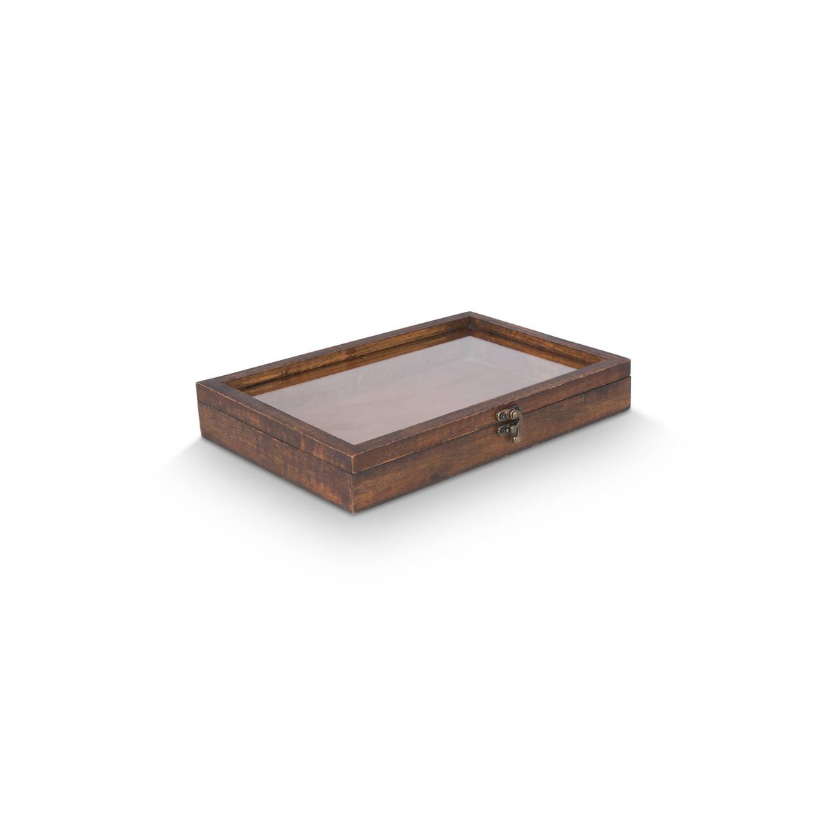 Herinneringendoos bruin hout smal