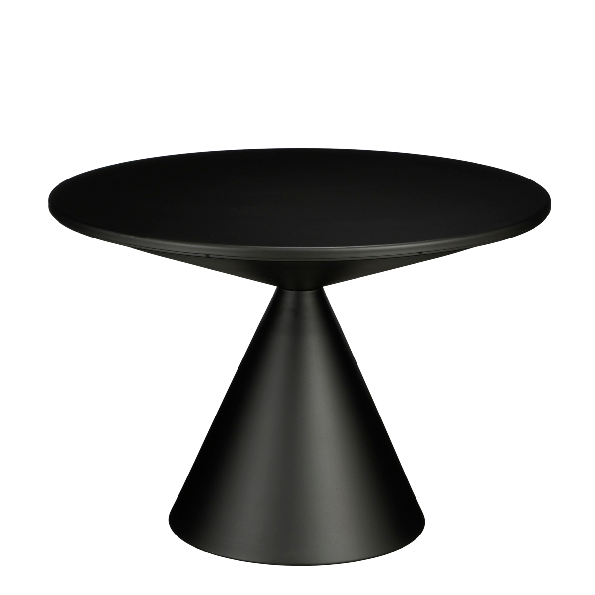 Bijzettafel - Metaal - Zwart H42 x Ø60 cm