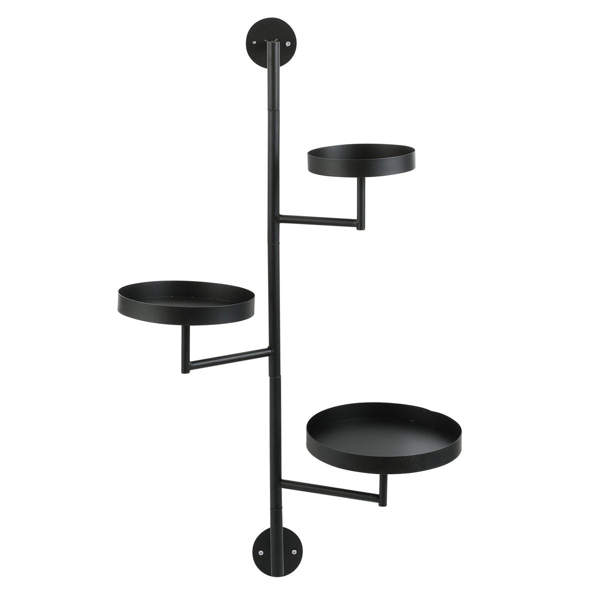 Wandrek Metaal Zwart Perry - L30 x B23 x H80 cm