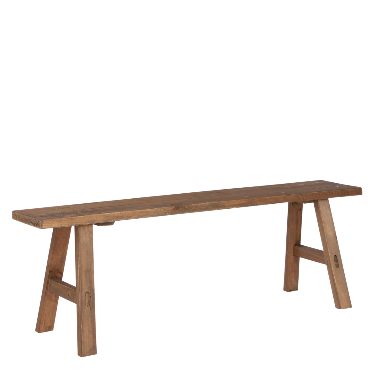 Houten Bankje van gerecycled Hout - Bruin