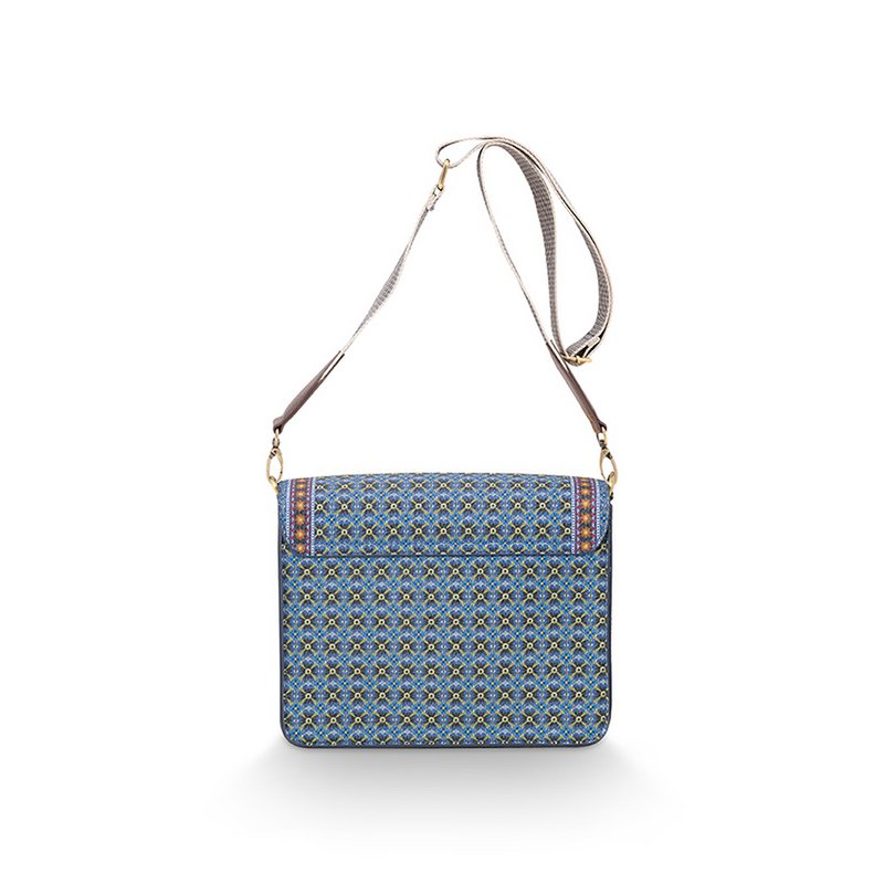 Cross Body Tas Small Clover Blauw