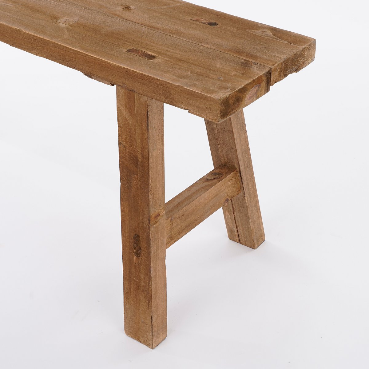 Houten Bankje van gerecycled Hout - Bruin