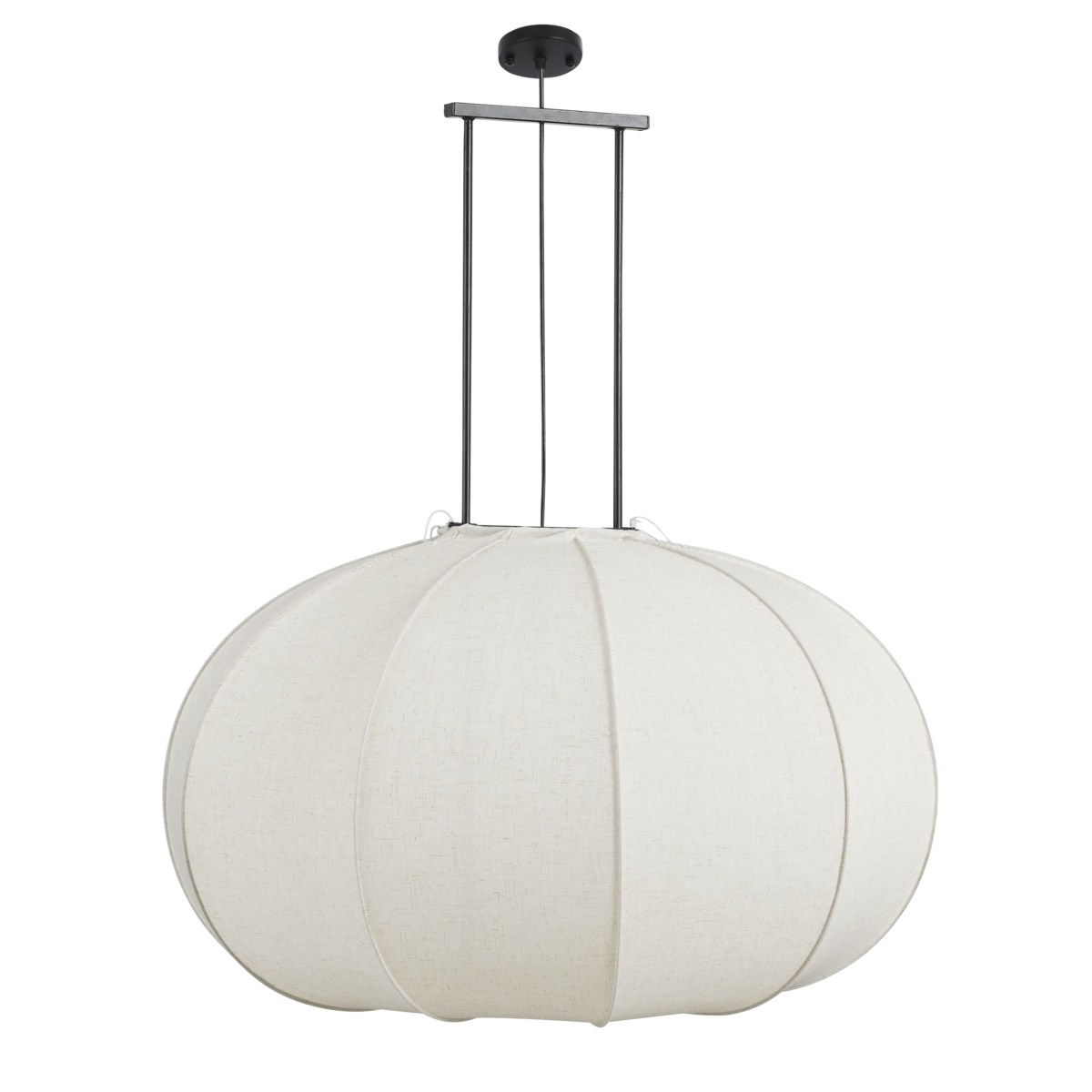 Hanglamp Linnen Pego- H94 x Ø83 cm - Linnen - Off White