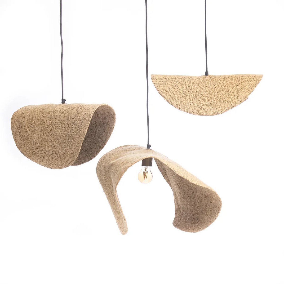 Hanglamp De Lovalova - Natuurlijk - M