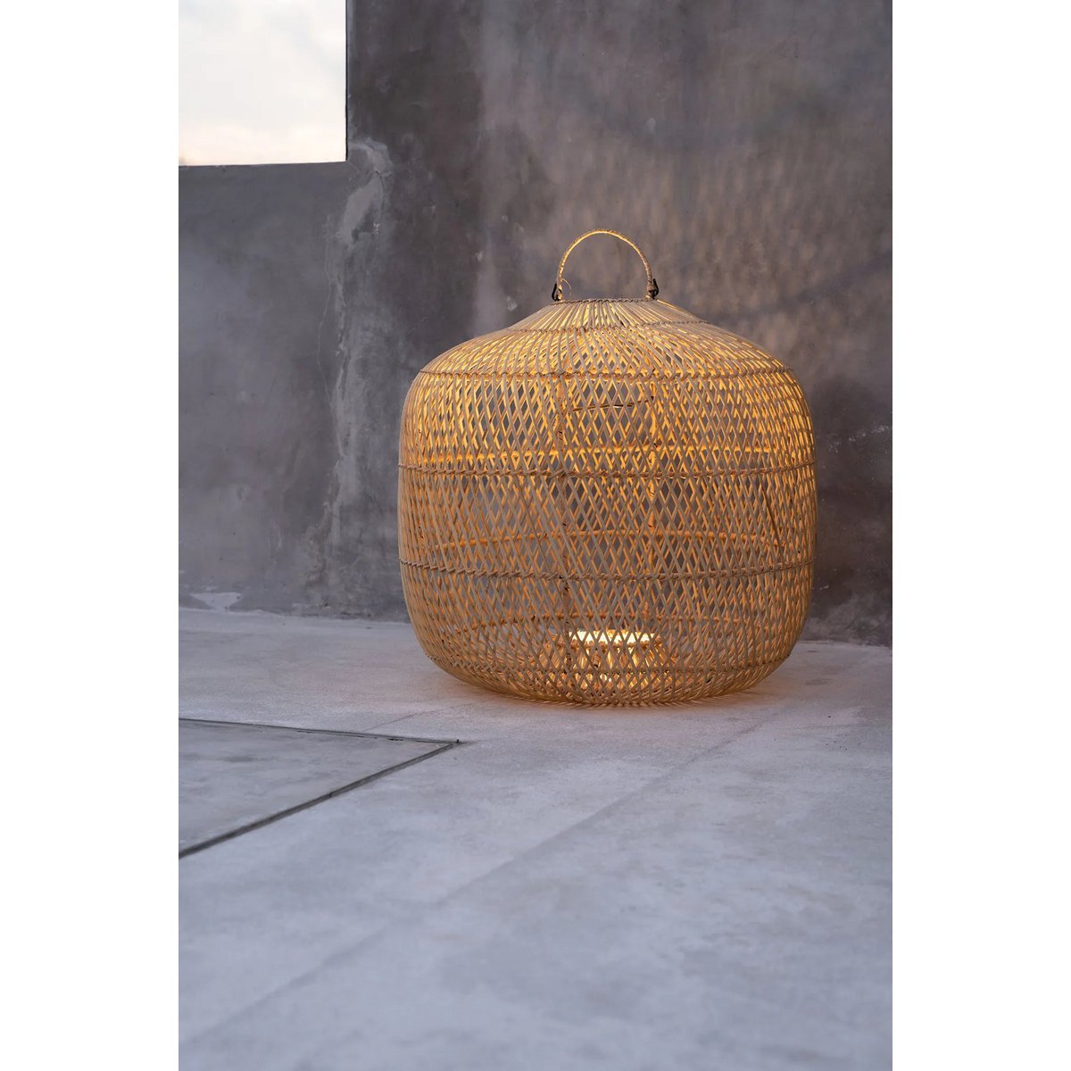 Hanglamp - naturel - De Batu Bolong M