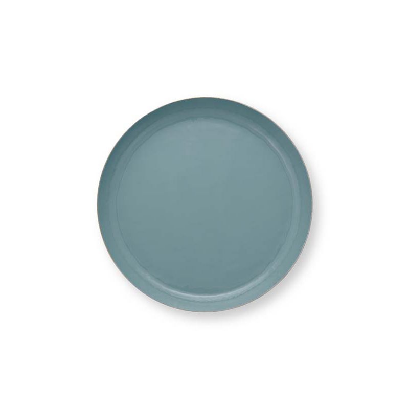 Dienblad Geëmailleerd Blauw 40cm
