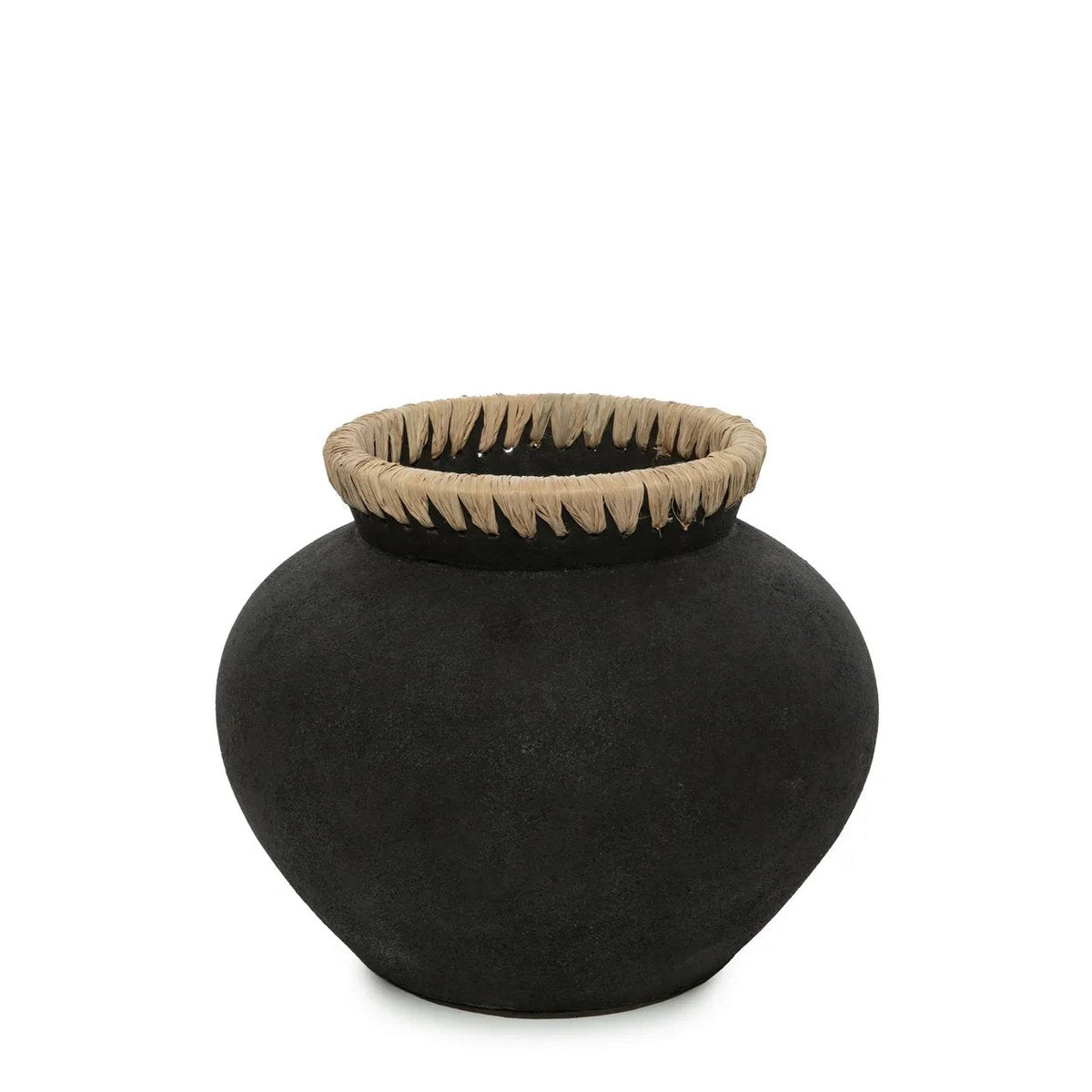 Vaas - Zwart Naturel - M De Styly
