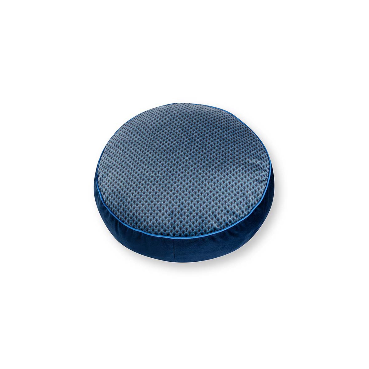 Kussen rond Blauw 40cm