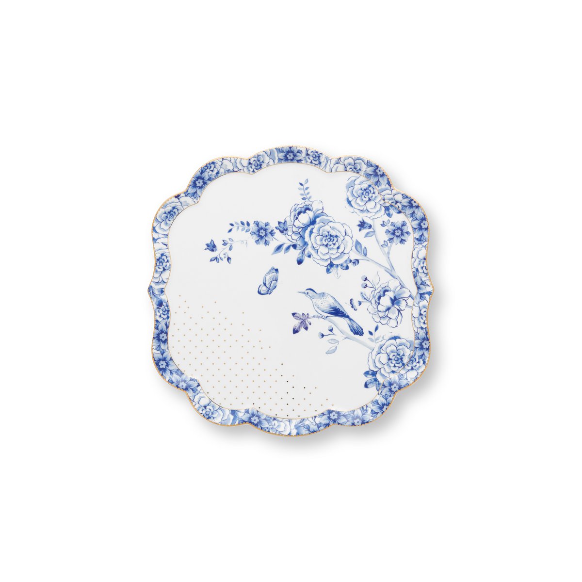 Taartplateau Royal Wit 24x24cm