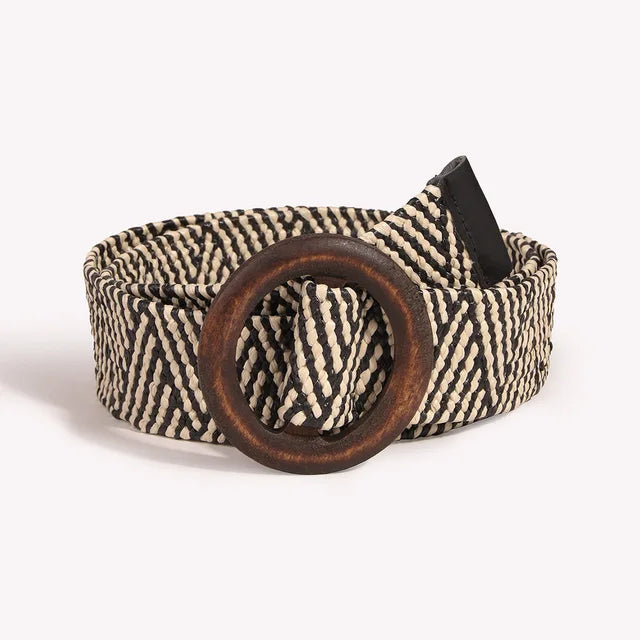 Riem Bohemian houten gesp