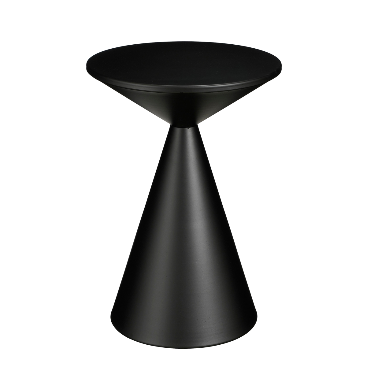 Bijzettafel - Metaal - Zwart H55 x Ø40 cm