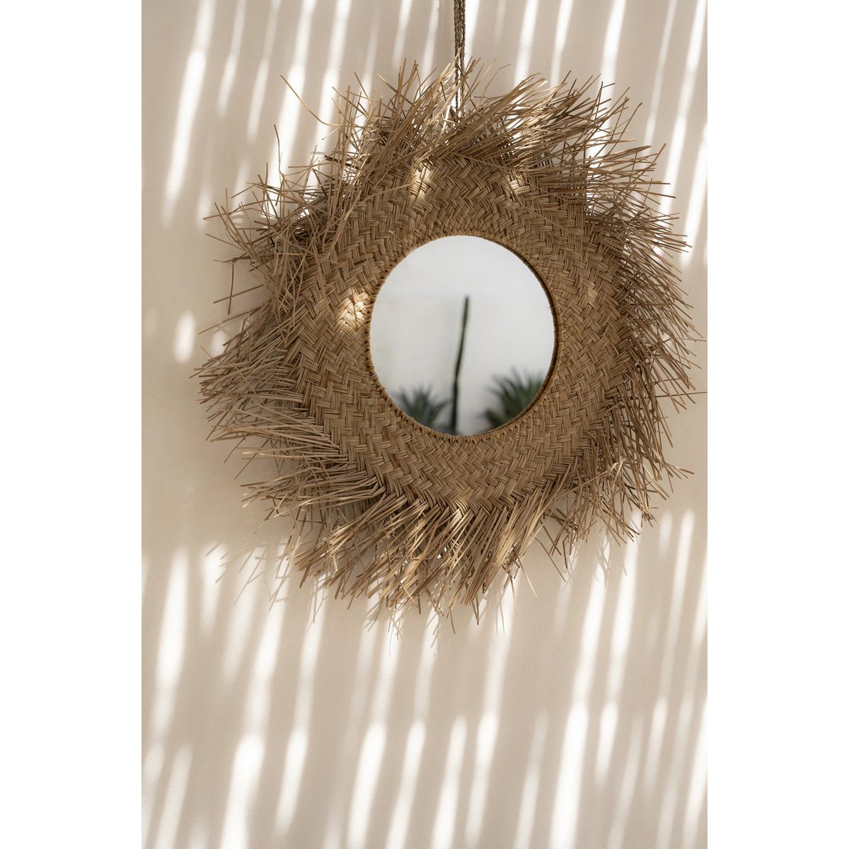 Rotan Spiegel - Naturel - M