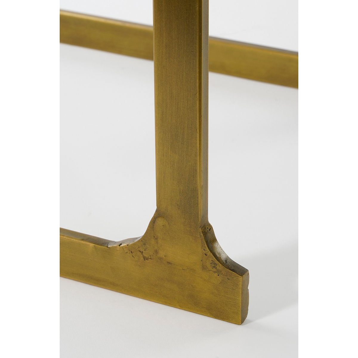 Bijzettafel Kevin - Set van 2 - L48 x B37 x H52 cm - Metaal - Goud