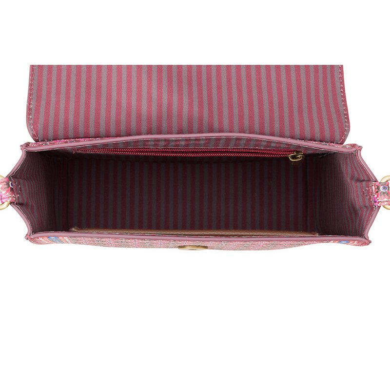Cross Body Tas Small Clover roze