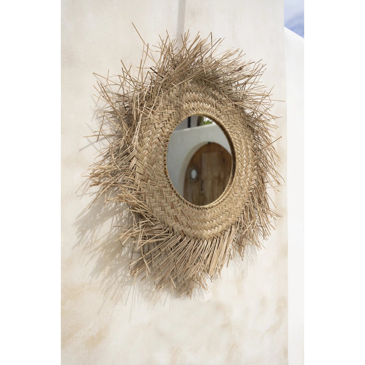 Rotan Spiegel - Naturel - M