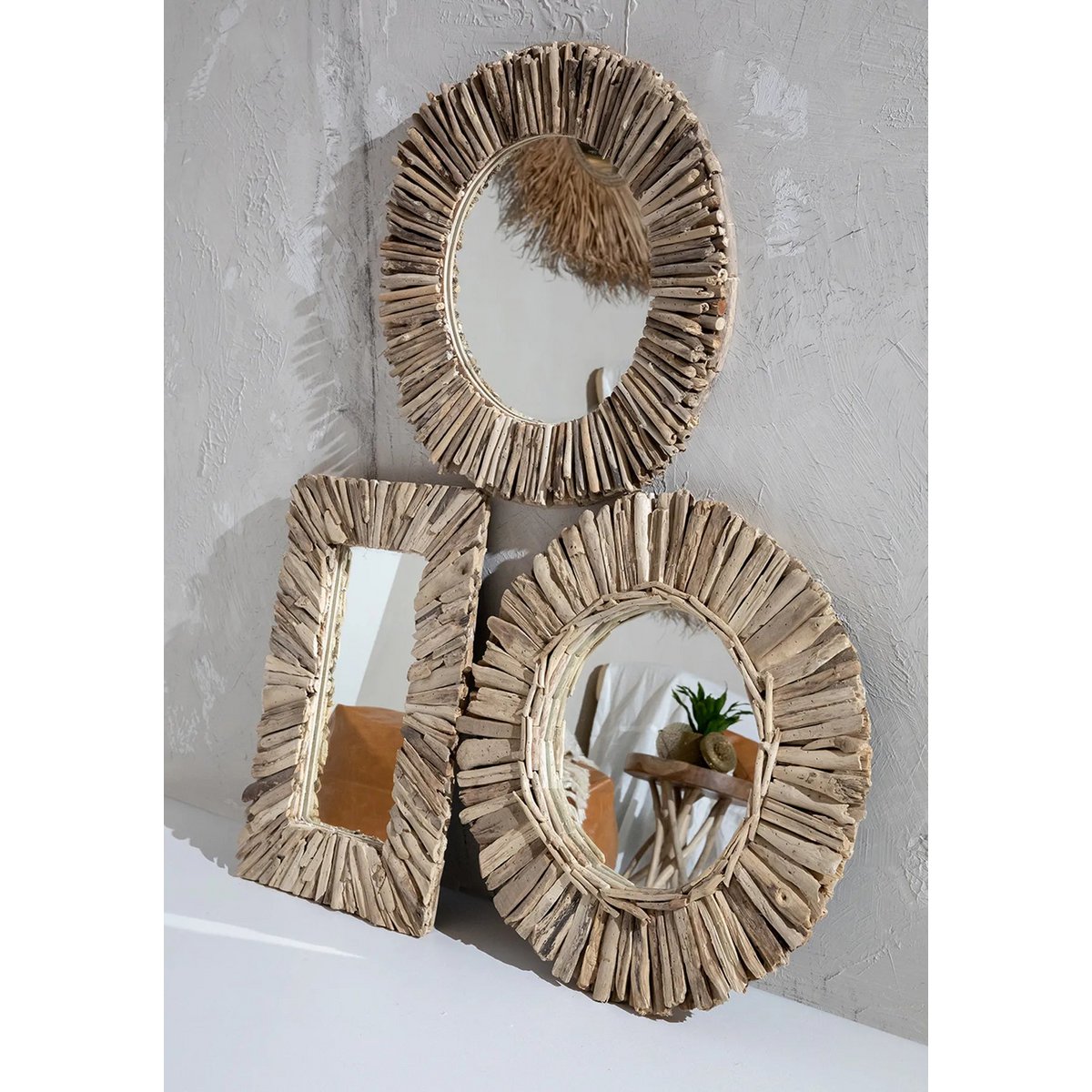 Spiegel Driftwood Halo - Naturel - M