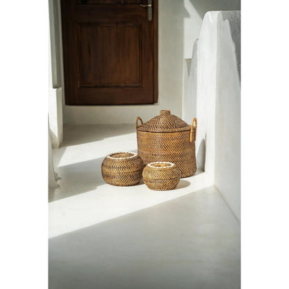 Mand De Koloniale Peek-a-Boo Mand - Natuurlijk Bruin - S