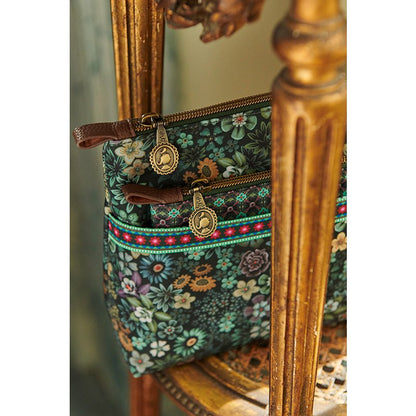 Toilettas Combi Tutti i Fiori Groen 26x18x7.5cm/22x13x1cm