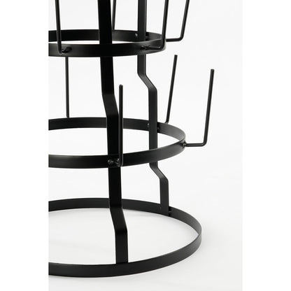 Mokkenrek Metaal Zwart - H76 x Ø44 cm