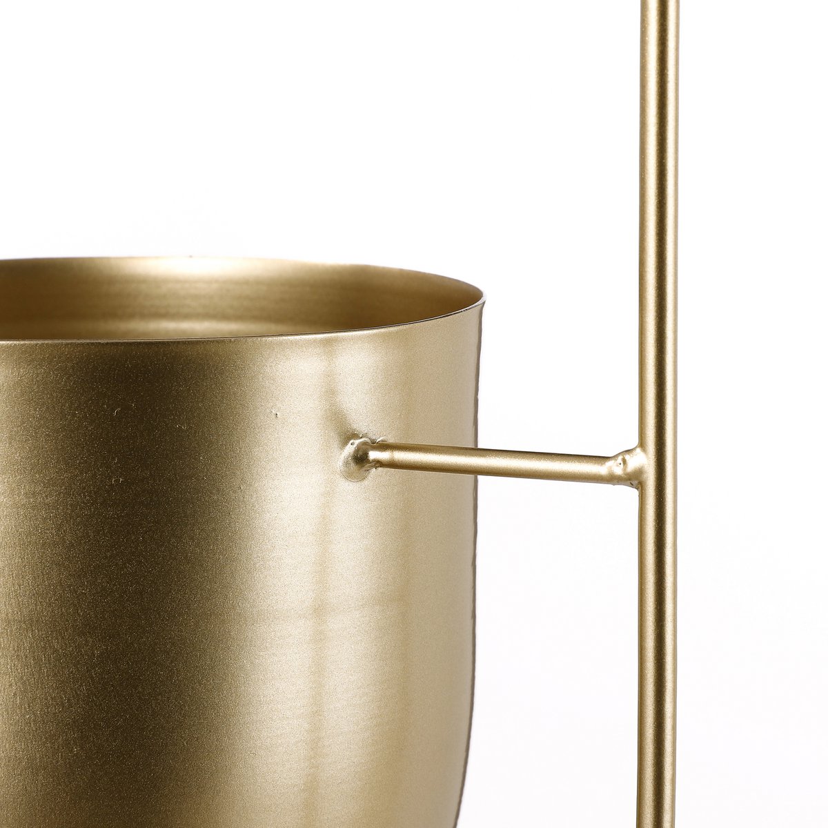 Bloempot Hangend Goud- L24 x B14 x H83 cm - Dexter