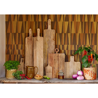 Serveerplank Capri - L90 x B18 cm - 100% FSC Mangohout - Bruin