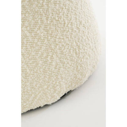 Poef Off White - H46 x Ø49 cm