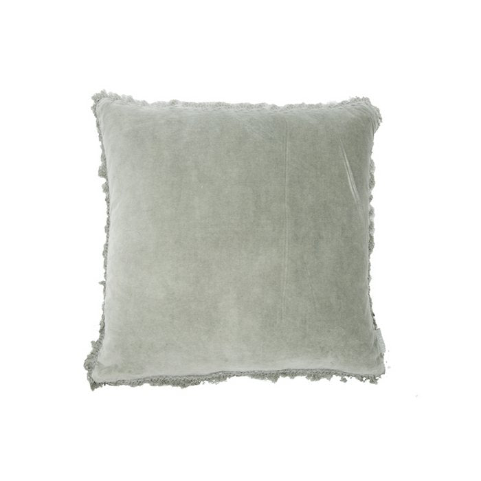 Fluweel/linnen Kussen Rosie oud blauw 45x45