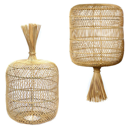 Vloerlamp/Hanglamp The Dumpling - Naturel - L
