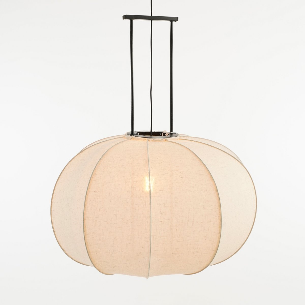 Hanglamp Linnen Pego- H94 x Ø83 cm - Linnen - Off White