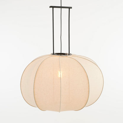 Hanglamp Linnen Pego- H94 x Ø83 cm - Linnen - Off White