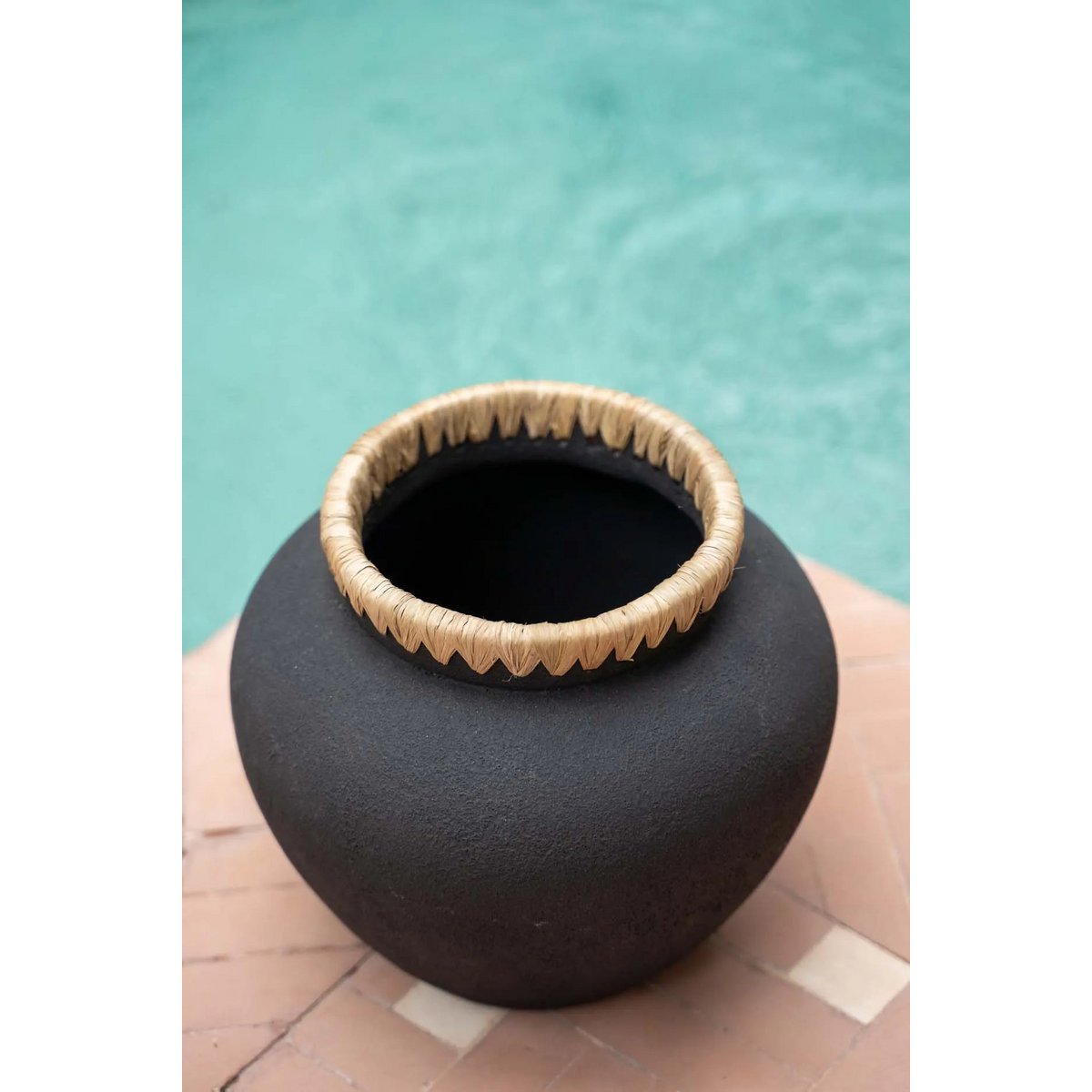 Vaas - Zwart Naturel - M De Styly