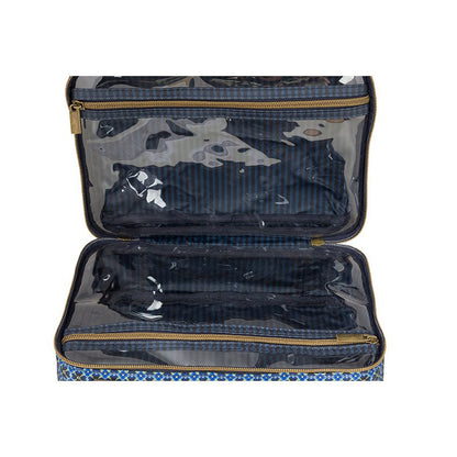 Beauty Case Pip Studio Square Large Tutti i Fiori Blue 27x19x10cm