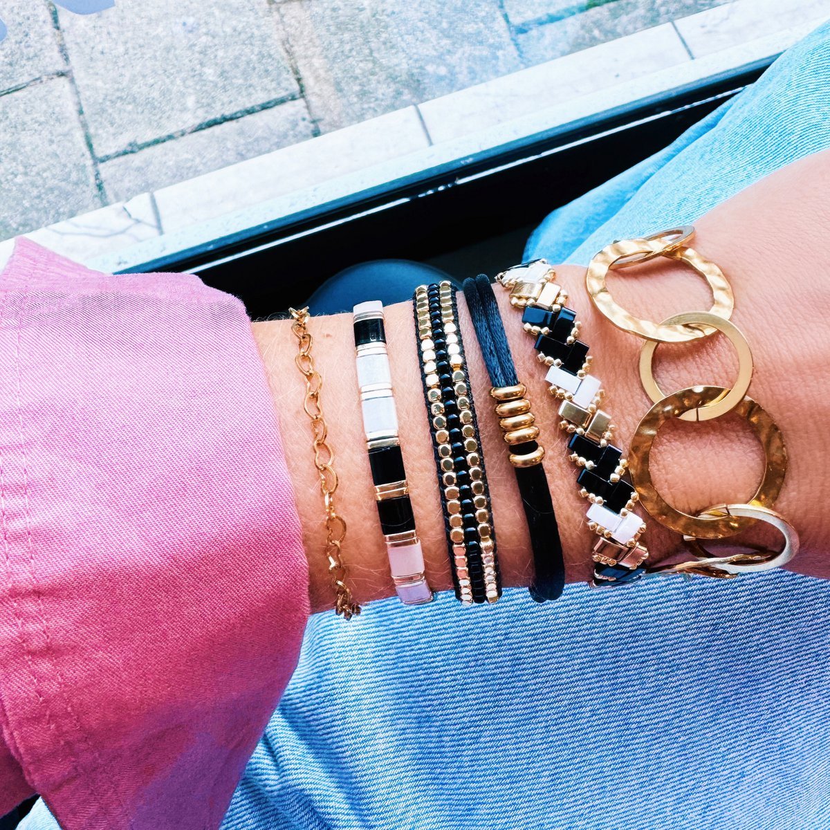 XL schakelarmband - rond