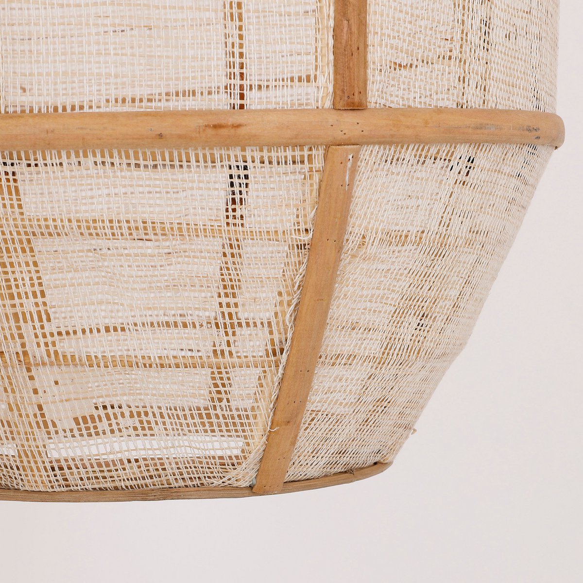 Hanglamp Linnen Beige Pella - H58 x Ø33 cm
