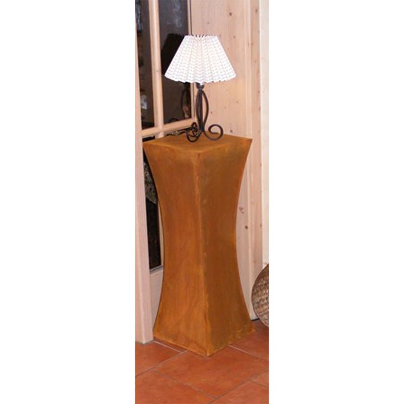 Metalen decoratie vintage zuil metaal voor tuin en huis | 80cm