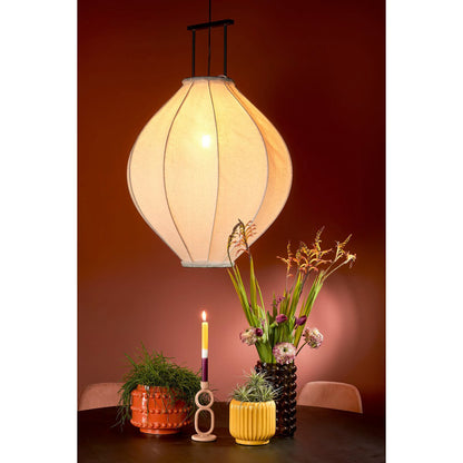 Hanglamp Linnen Pego - H94 x Ø70 cm - Linnen - Off White