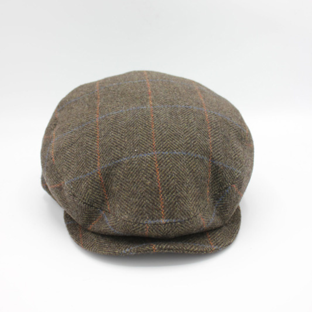 Wolmix Ivy Pet donkergroen/bruin geruit