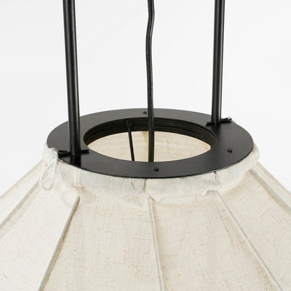 Hanglamp Linnen Pego - H94 x Ø70 cm - Linnen - Off White