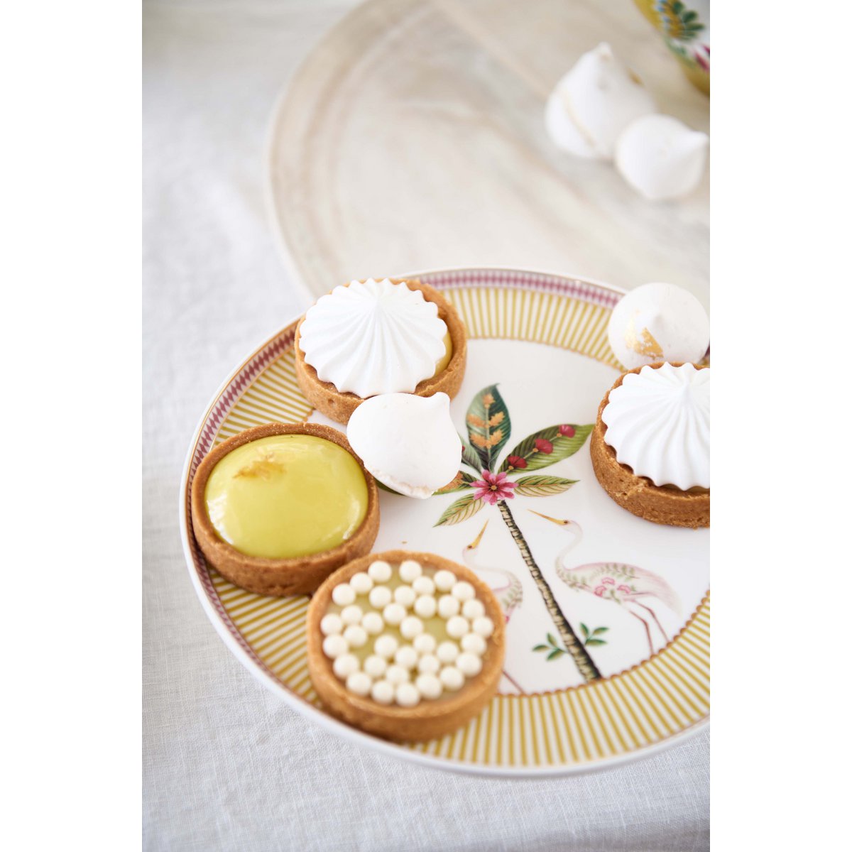 Taartplateau La Majorelle geel 21cm