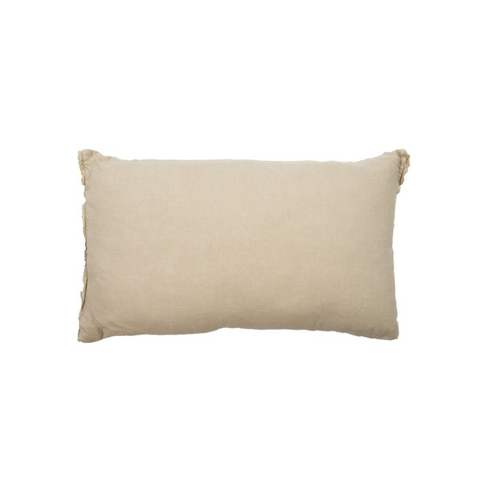 Fluweel/linnen Kussen Lois naturel 50x30
