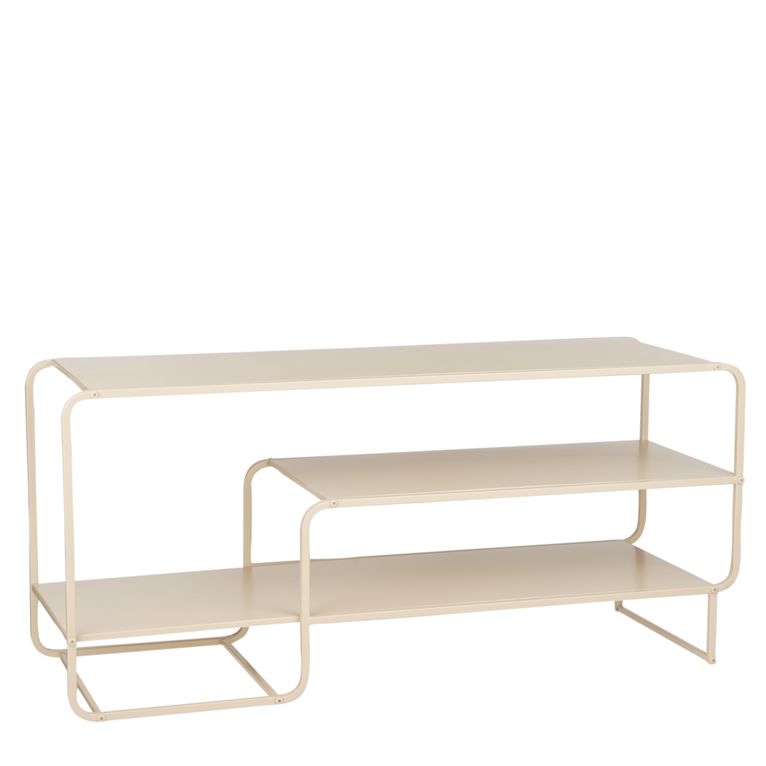 Salontafel Metaal lichtbruin - L110 x B38 x H50 cm - Jules