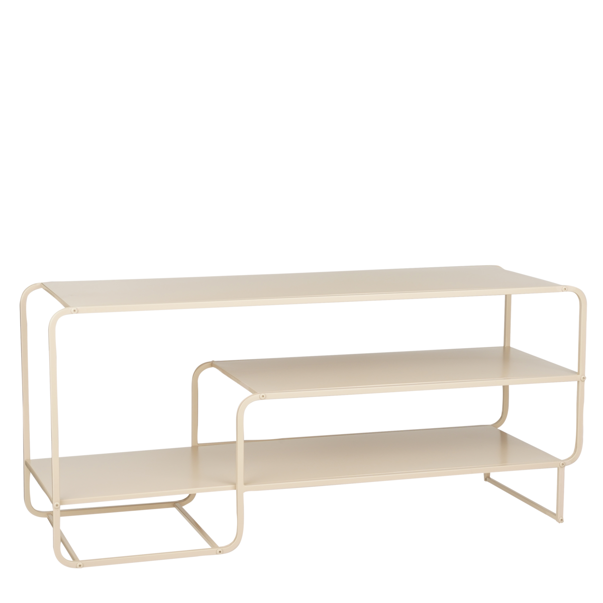 Salontafel Metaal lichtbruin - L110 x B38 x H50 cm - Jules