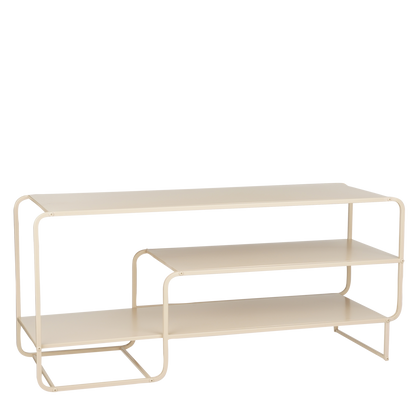 Salontafel Metaal lichtbruin - L110 x B38 x H50 cm - Jules