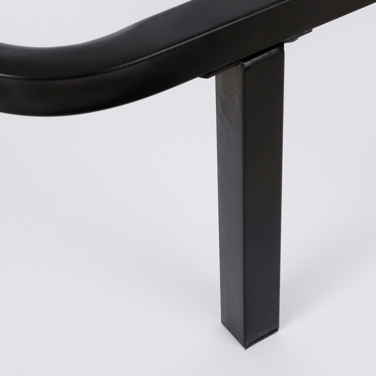 Loungebank Zwart Celo - L122 x B83 x H78 cm - Metaal - Zwart