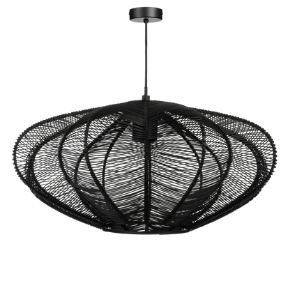 Hanglamp Metaal Zwart Kanti  - H20 x Ø41 cm