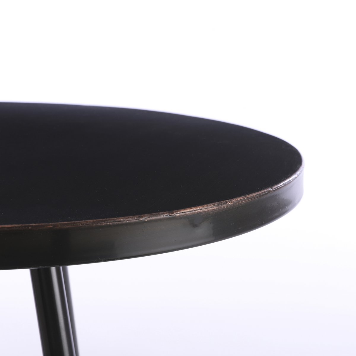 Bijzettafel Metaal Zwart- H40 x Ø35 cm - Kent