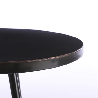 Bijzettafel Metaal Zwart- H40 x Ø35 cm - Kent